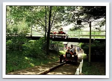 Postcard PA Kennywood Amusement Park Turnpike Car Ride Defunct AU13