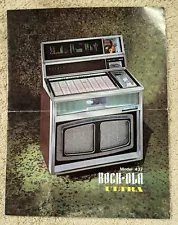 Rockola 437 Jukebox Vintage Multi Page AD FLYER Sales Brochure Advertising