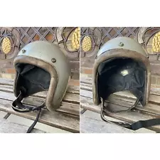 60s HA HIROTAKE ARAI Motorcycle Helmet Vintage 1962 Rare