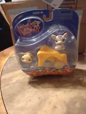 Littlest Pet Shop Pet Pairs 115/116 Mouse Rat Bobblehead & Cheese. New Sealed