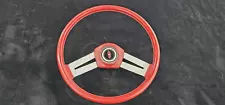 1978 78 1979 79 Olds Cutlass 442 Supreme Two Spoke Steering Wheel - Carmine Red