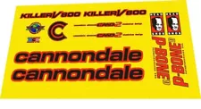 Cannondale Killer V800 Decal Set