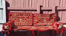 Arabic Sofa 5PCS Set Turkish Ottoman Cedar Corner pillow Lounge Couch Cover Only