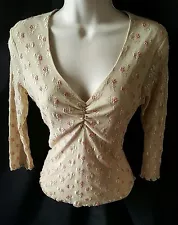 Sexy Floral Lacy Blouse (Medium)