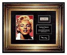 MARILYN MONROE Hair LOCK photo autograph letter CHARITY Signed COA Memorabilia