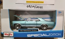 NEW MAISTO SPECIAL ED. 1/26 DIECAST Blue '65 1965 Buick Riviera Car!