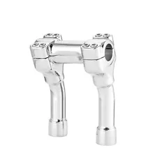 6" Handlebar Riser Clamp 1" Pullback Fit For Harley Softail Night Train Fat Boy (For: 2009 Harley-Davidson Night Train)