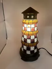 lighted lighthouse