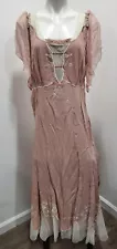 Nataya age of love Titanic Dress Dusty Rose Victorian Downton Abbey Sz XL