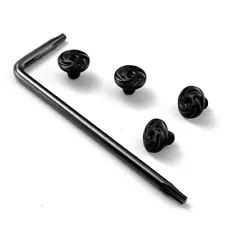 Heavy Duty CNC Stainless Steel Grip Screws With T8 Torx Key for Beretta 92FS M9