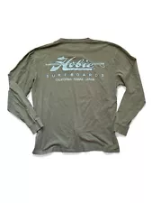 Hobie surfboard Long Sleeve Khaki Green T Shirt