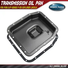 Transmission Oil Pan w/ Gasket for Ford E/F-Series F-150 94-10 Explorer Lincoln (For: 2005 Ford Expedition)