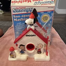 The original Snoopy Snow Cone Machine