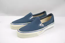 Vintage Vans Made In USA 1990s Style 98 Slip On BLUE NOS Deadstock