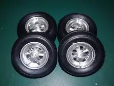 GRAND SPORT 5 SPOKE MAG WHEELS BLACKWALL RACING TIRES KNOCK OFFS 1964 VETTE