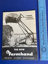 Farmhand Haying Sales Brochure 1954