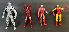 Marvel iron man action figures | Loose | 4 cool figures fully posable | set