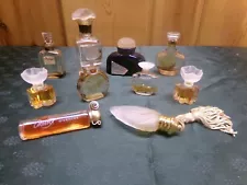 Lot Of 11 Vintage Perfume Bottles