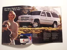 2002 Chevy Suburban Dealership Showroom Brochure - Must See !! - 38 Pages