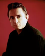 Johnny Cash 8x10 real Photo classic early 1960's studio portrait