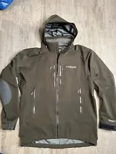 KUIU Men’s XL Yukon TR Rain Dermizax NX 110D Primeflex DWR Zip Waterproof Jacket