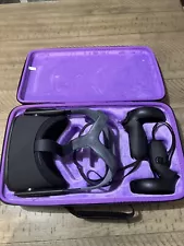 Meta Oculus Quest 1 VR Headset - Black - with Case and Controllers TESTED