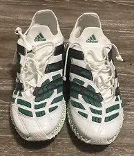 ADIDAS PREDATOR ACCELERATOR 4D EQT WHITE/GREEN SIZE US 7 WORN ONCE! NO BOX!