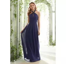 Mori Lee Madeline Gardner blue formal maxi dress