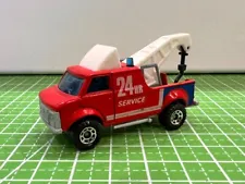 Matchbox MB 21 Chevy G-30 Breakdown Van 24 HR Service - Red - Mint