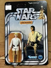 Vintage Star Wars Luke Skywalker Action Figure on 12 Back custom card