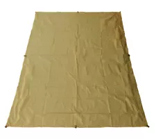 5col Ultralight Tarp Coyote RipStop Nylon Backpacking Rain Fly Shelter 4'6" x7'