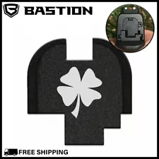 SPRINGFIELD REAR SLIDE BACK PLATE BUTT COVER XD-S Mod.2 9mm/40Cal Logo Shamrock