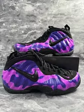 Nike Air Foamposite Pro Purple Camo 624041-012 Mens Shoes size 11