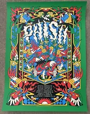 2014 PHISH 18x24 Summer Tour Poster Numbered /2024 Dicks