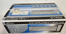 Funai SV2000 WV806 DVD VCR VHS Combo Player w/ Remote New In Box