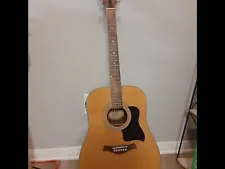 electric acoustic guitar used