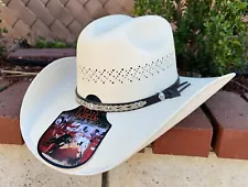 MEN'S WESTERN COWBOY RODEO HAT. RANCH STYLE COWBOY RIDING HAT. SOMBRERO VAQUERO