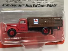 Mini Metals HO Scale 41/46 Chevrolet Stake Bed Truck Mobil Oil #30339 Sealed