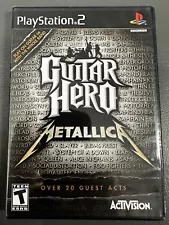 Guitar Hero: Metallica (Sony PlayStation 2, 2009) NEW & Factory Sealed-RARE PS2!