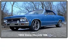 1966 Chevrolet Chevelle SS 396 Auto Refrigerator / Tool Box Magnet