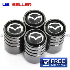 VALVE STEM CAPS WHEEL TIRE 4PC 2 COLOR OPTION - US SELLER (For: Mazda RX-3)