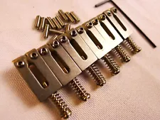 Set Of 6pcs Stainless Bridge Saddles For 10.5mm 2-1/16" Spacing Bridge