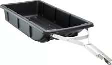 Moose Utility Black 26" x 54" x 9.5" Cargo Tub Sled for ATV/Snowmobile 4503-0070