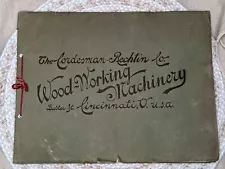 Antique Cordesman-Rechtin Co Woodworking Machinery Catalog BUTLER ST Cincinnati