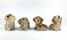 Realistic Cocker Spaniel Puppy Dogs Set of 4