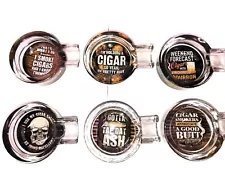 1-3.5 inch Cigar Glass Ashtray ,You Choose,AshG,New