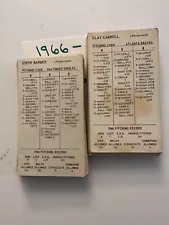 1966 Strat-O-Matic Baseball Original Basic Play Blank Back 97 Card Lot-VG