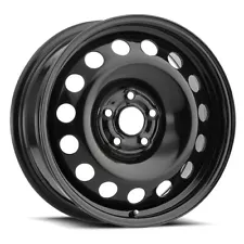 16x6.5 Vision HD SW60 Snow Black Wheel 5x100 (40mm) CAPS SEPARATE (For: 2003 WRX)