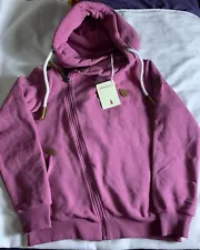 Womens WANAKOME Pink Walk on the Wild Side Pullover Hoodie Sweatshirt size Large