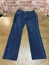 Vintage Jordache Dark Denim Iconic Jeans Made in Hong Kong Size 38x34